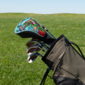 Regenbogen Chamäleon Golf Headcover (In SItu)
