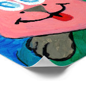 Regenbogen-Charakterposter-Papier (Halbglanz Poster (Ecke)