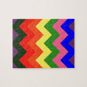 Regenbogen-Chevron Puzzle (Horizontal)
