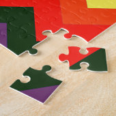 Regenbogen-Chevron Puzzle (Seite)