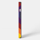 Regenbogen-Chevrons iPhone Hülle (Linke Seite)