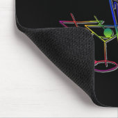 Regenbogen-Cocktails Mousepad (Ecke)