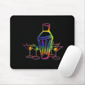 Regenbogen-Cocktails Mousepad (Mit Mouse)