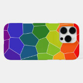 Regenbogen COOL Muster iPhone Hülle (Rückseite (Horizontal))