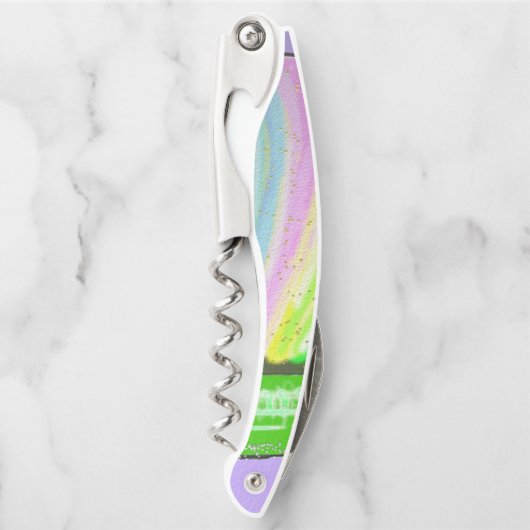 Regenbogen CorkSkrew Kellnermesser (Vorderseite)