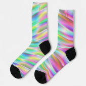 Regenbogen Crew Socken (Linkes Detail)