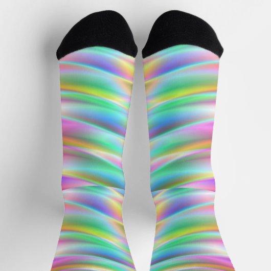 Regenbogen Crew Socken (Oben)