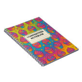 Regenbogen-Cupcake-Notizbuch Notizblock (Rechte Seite)