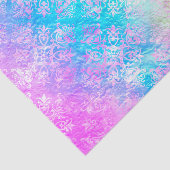 [Regenbogen-Damask] Elegante farbenfrohe Softpaste Seidenpapier (Ausschnitt)