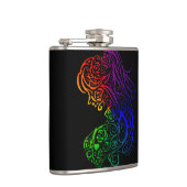 Regenbogen-Dame-Flask Flachmann (Rechts)