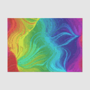 Regenbogen-Dämmerungs-Seidenpapier Seidenpapier