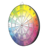 Regenbogen-Dartboard 1 Dartscheibe (Vorderseite rechts)