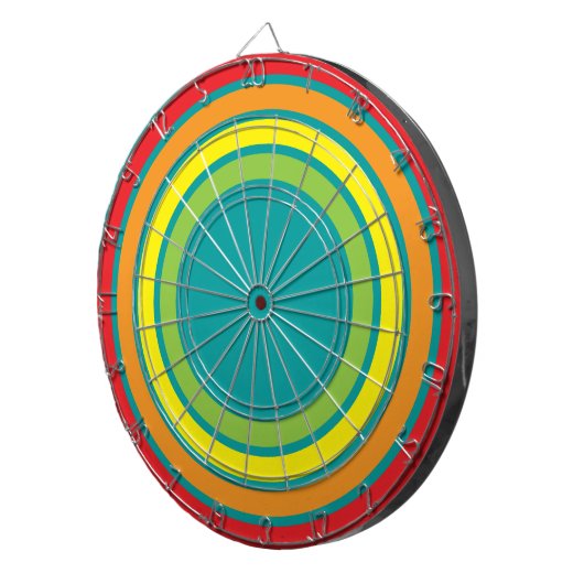 Regenbogen Dartscheibe (Vorderseite rechts)