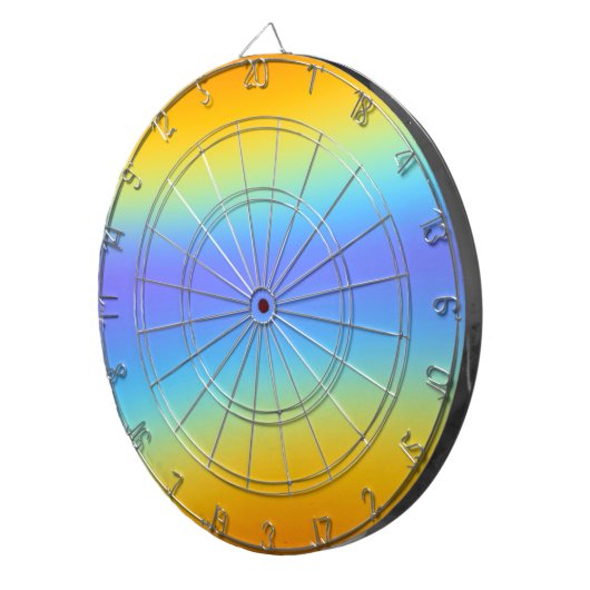 Regenbogen Dartscheibe (Vorderseite rechts)