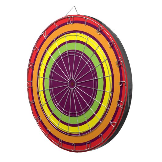 Regenbogen Dartscheibe (Vorderseite rechts)