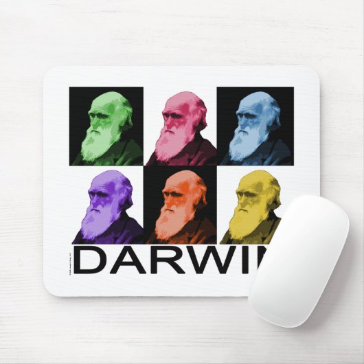 Regenbogen Darwin Mousepad (Mit Mouse)