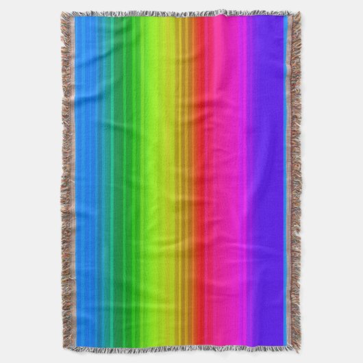 Regenbogen Decke (Vorderseite Vertikal)
