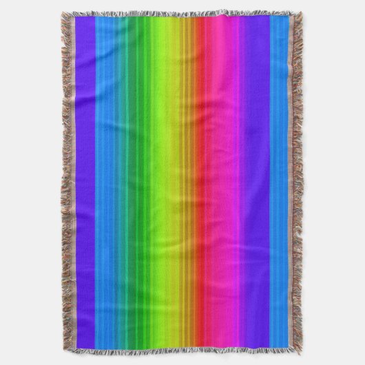Regenbogen Decke (Vorderseite Vertikal)