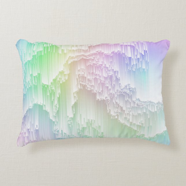 Regenbogen Dekokissen (Vorderseite)