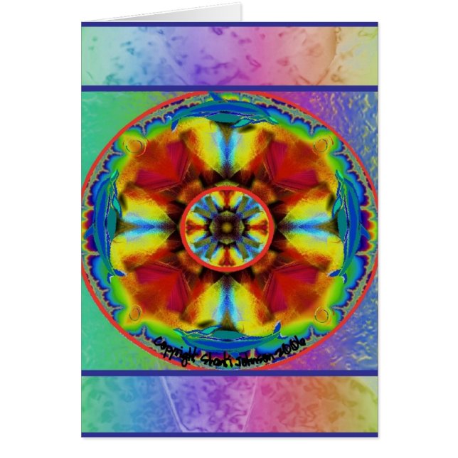 Regenbogen-Delphin Chakra (Vorne)