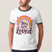 Regenbogen, den Sie lieben T-Shirt (Vorderseite)
