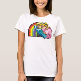 Regenbogen der 1980er Jahre mit Gemini Twins Readi T-Shirt