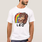 Regenbogen der 1980er mit Leo Lion T-Shirt (Vorderseite)