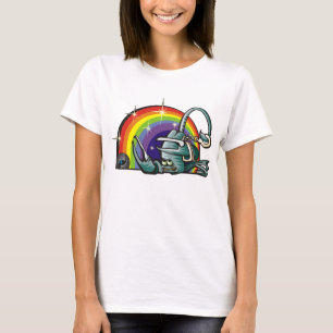 Regenbogen der 1980er mit Scorpio-Skorpion T-Shirt