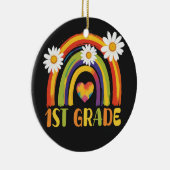 Regenbogen der 1. Klasse zurück zum Schulornament Keramik Ornament (Rechts)