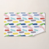 Regenbogen der Abstrakten Farbanschläge Badhandtuch Set (Handtuch)