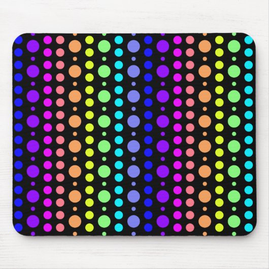 Regenbogen der Dots-Mousepad Mousepad (Vorne)