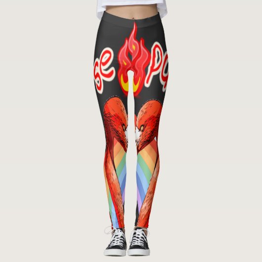 Regenbogen der Einheit Leggings (Vorderseite)