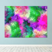 Regenbogen der Farben Illusion von Wolken Leinwanddruck (Insitu (Holzboden))