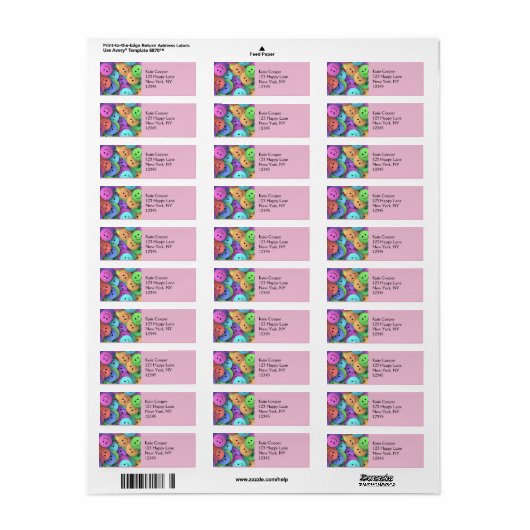 Regenbogen der farbenfrohen glücklichen Gesichter (Vorne)