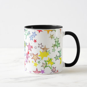 Regenbogen der Farbsterne Tasse