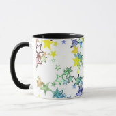 Regenbogen der Farbsterne Tasse (Links)