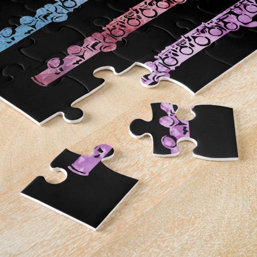 Regenbogen der Flöten Puzzle (Seite)
