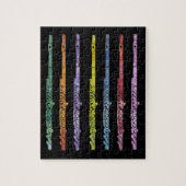 Regenbogen der Flöten Puzzle (Vertikal)