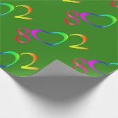 Regenbogen der Gay Pride Geschenkpapier (Ecke)
