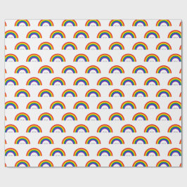 Regenbogen der Gay Pride. Liebe ist Liebe. Geschenkpapier