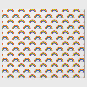 Regenbogen der Gay Pride. Liebe ist Liebe. Geschenkpapier