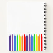 Regenbogen der hellen Stifte, Skizze, Ihr Name Notizblock (Rückseite)