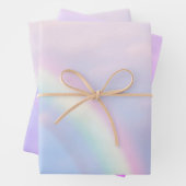 Regenbogen der Hoffnung - pastellfarben, Geschenkpapier Set (Beispiel)