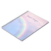 Regenbogen der Hoffnung - pastellfarben, Notizblock (Linke Seite)