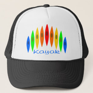 Regenbogen der Kajaks Truckerkappe