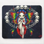 "Regenbogen der Knochen" Mousepad (Vorne)