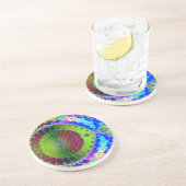 Regenbogen der Kreise Untersetzer (Seite)