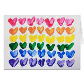 Regenbogen der Liebe - Spaß - Farbenfrohe, handgem (Vorderseite (Horizontal))
