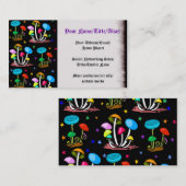 Regenbogen der Pilze Visitenkarte (Vorne/Hinten)