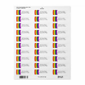 Regenbogen der Pride-Flagge (Vorne)